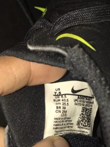 NIKE PHANTOM VENOM-BLACK AND YELLOW-UK6.5 - Image 4