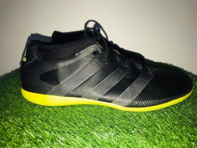 ADIDAS ACE 16.3-BLACK AND SOLAR YELLOW-UK10.5 - Image 2